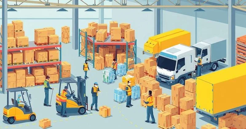 Frete e manuseio de mercadorias