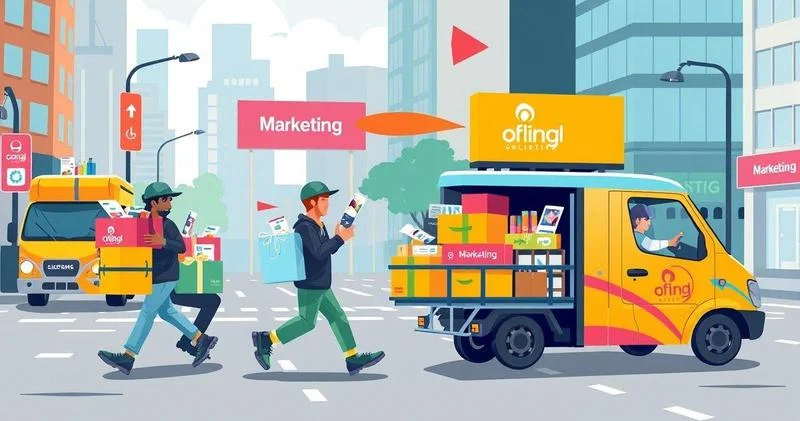Serviço de entrega para publicidade e propaganda