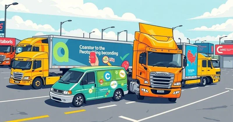Serviço de transporte para ações de publicidade
