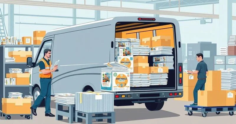 Serviço de transporte para gráficas