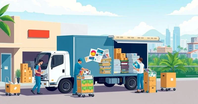 Serviço de transporte para gráficas em Curitiba