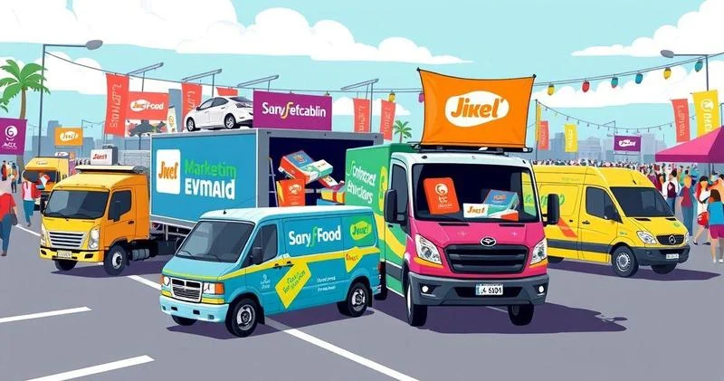 Transporte para ativações de marca