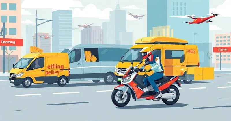 Transporte expresso de encomendas