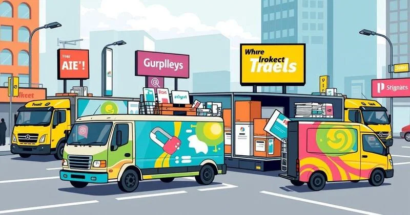 Transporte de materiais gráficos