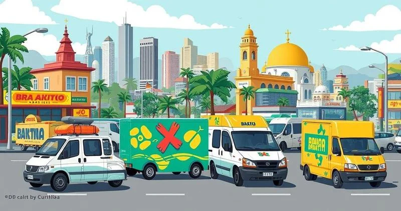 Transporte de materiais publicitários em Curitiba
