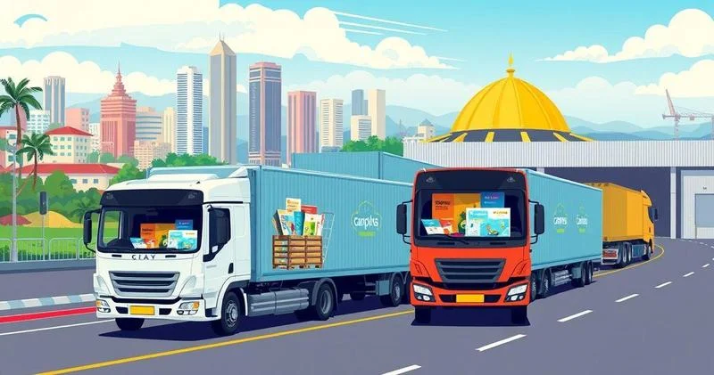 Transporte de produtos gráficos